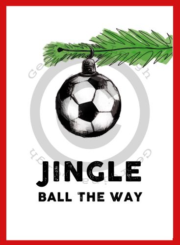 Football Christmas Card